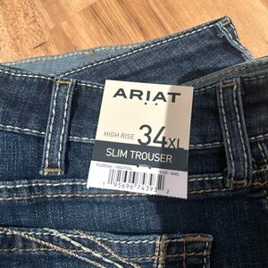 34 Extra Long Ariat Women's High Rise Slim Jeans - Dark Blue